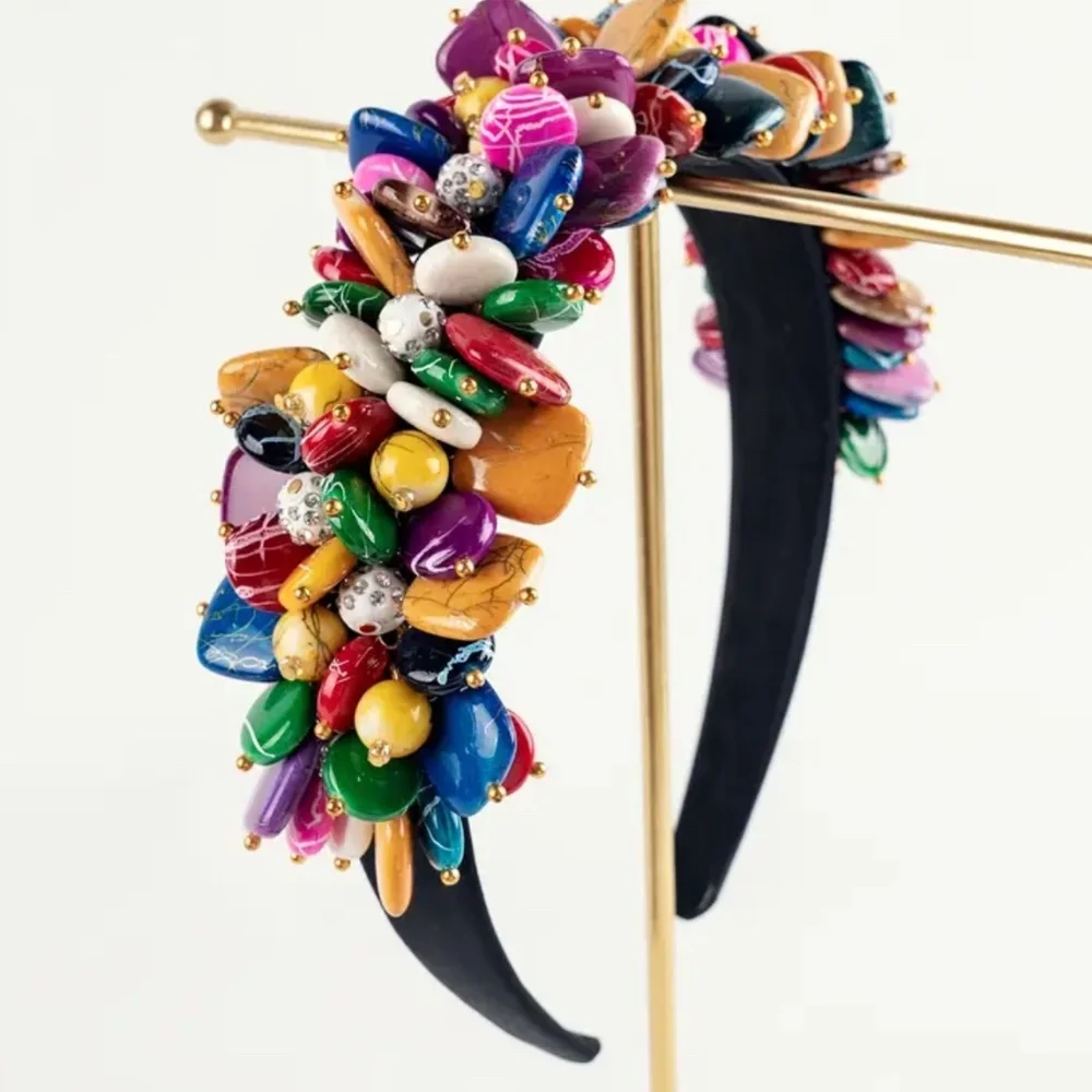 Colorful Beaded Headband